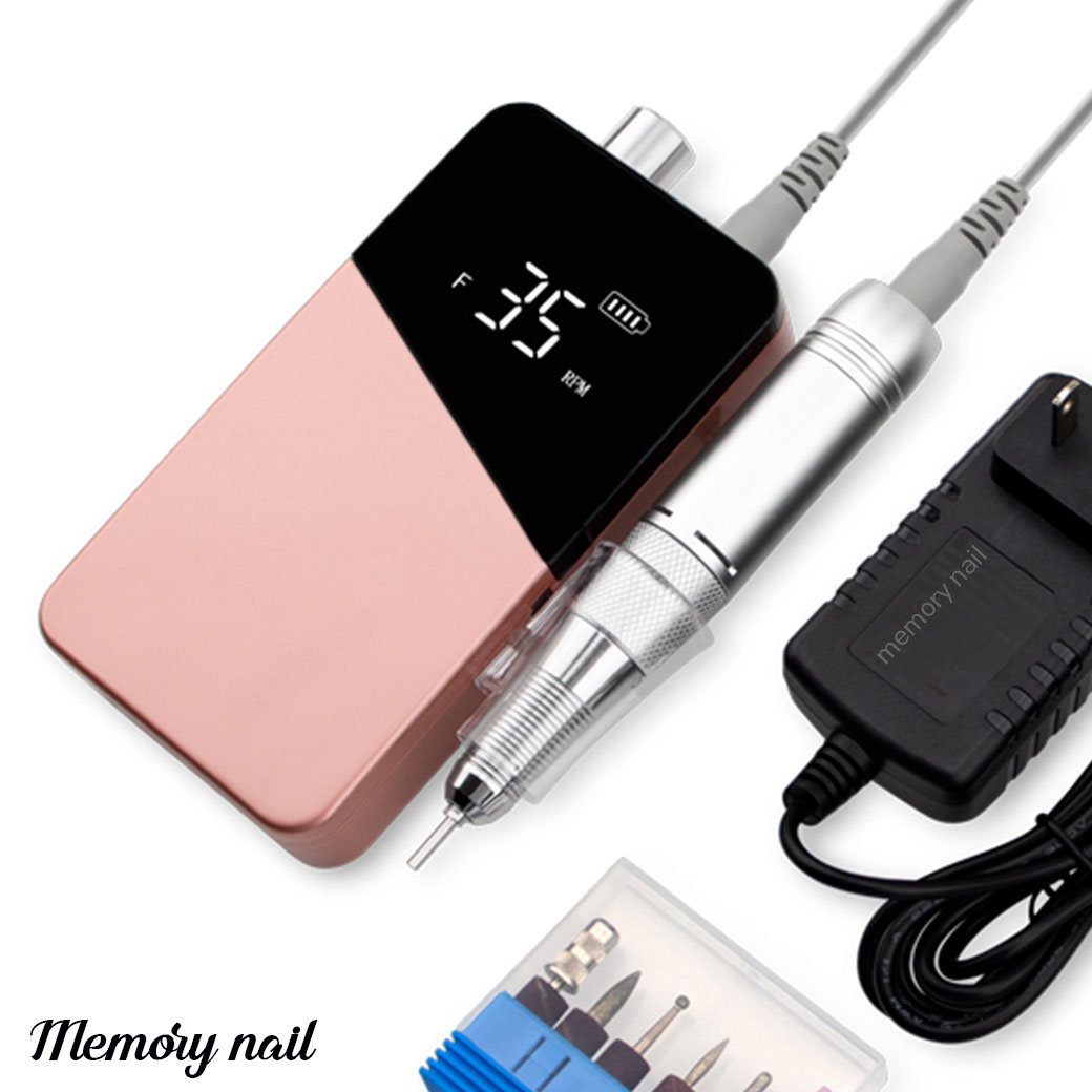 เครื่องแรง โปรแรง เครื่องเจียรเล็บ พกพา มีแบตเตอรี่ในตัว Misbeauty 35,000RPM