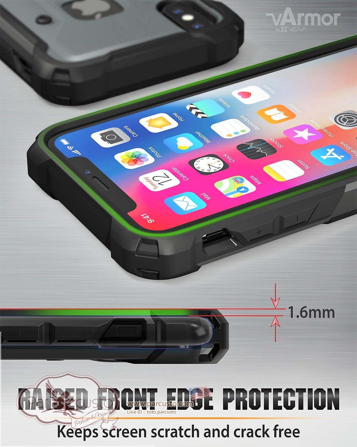 เคสกันกระแทก Apple iPhone Xs / X [vArmor] จาก Vena [Pre-order USA]
