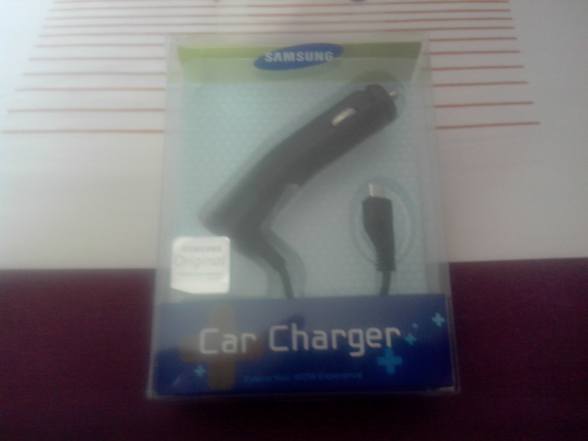 ขายที่ชาร์จมือถือ Samsung Car Adapter ที่ชาร์จมือถือSamsung ทุกรุ่น/Blackberry/LG/Motorolla/HTC จ่ายไฟ 1A