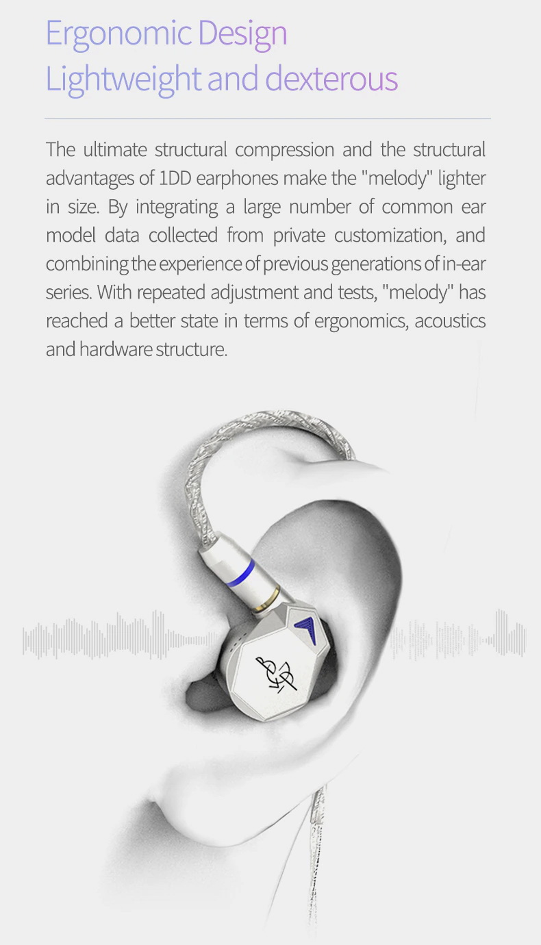 ขาย BGVP Melody หูฟัง Dynamic ระดับเรือธง รูปทรง polygons ประกันศูนย์ไทย