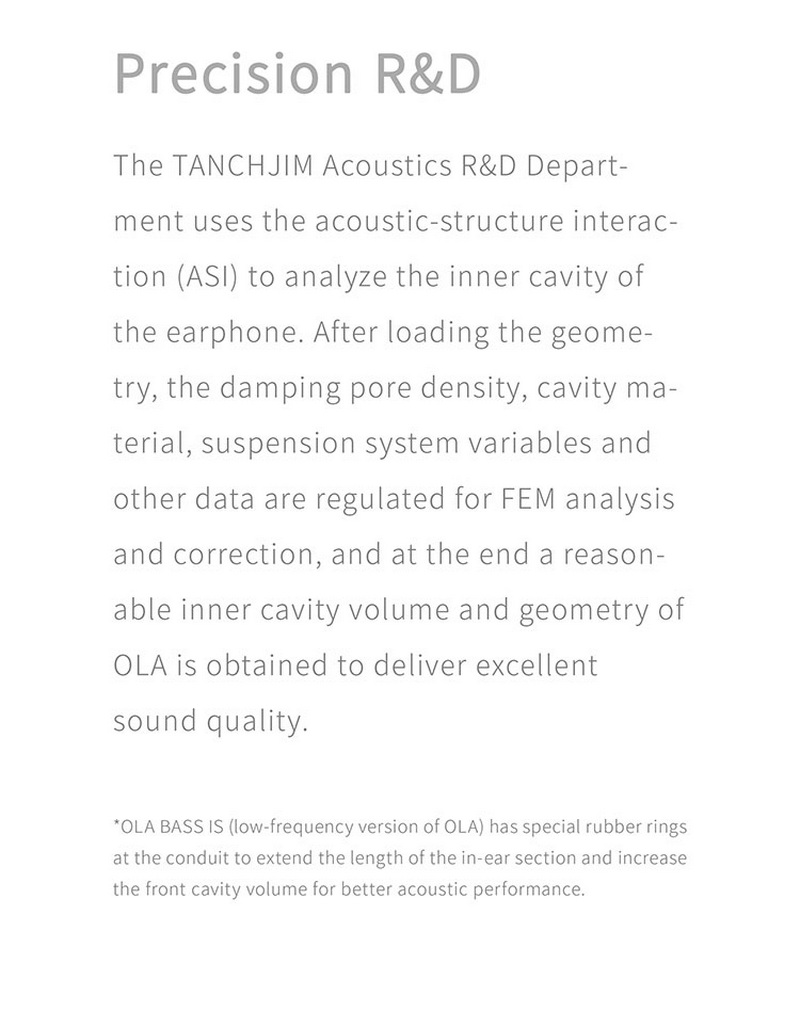 TANCHJIM OLA หูฟัง IEMs ไดรเวอร์ไดนามิก 10mm สาย OFCชุบเงินLitz + OFC Litz ประกันศูนย์ไทย