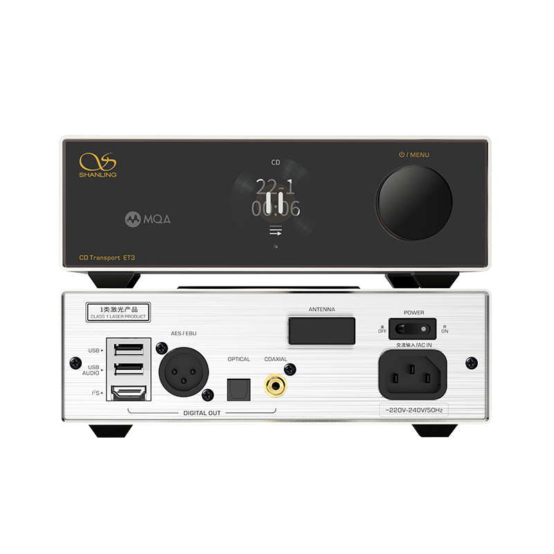 Shanling ET3 เครื่องเล่นซีดี ที่มีฟังก์ชันทั้งเครื่องเล่นแผ่นเสียงและอินเทอร์เฟซ ประกันศูนย์ไทย