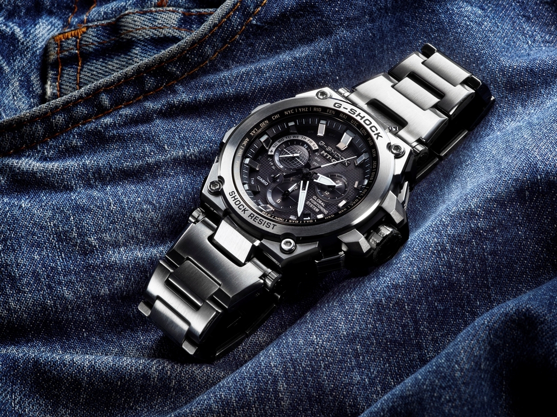 นาฬิกา Casio G-SHOCK Premium model MT-G series GPS Hybrid WaveCeptor รุ่น MTG-G1000D-1A "Made in Japan" ของแท้ รับประกัน1ปี