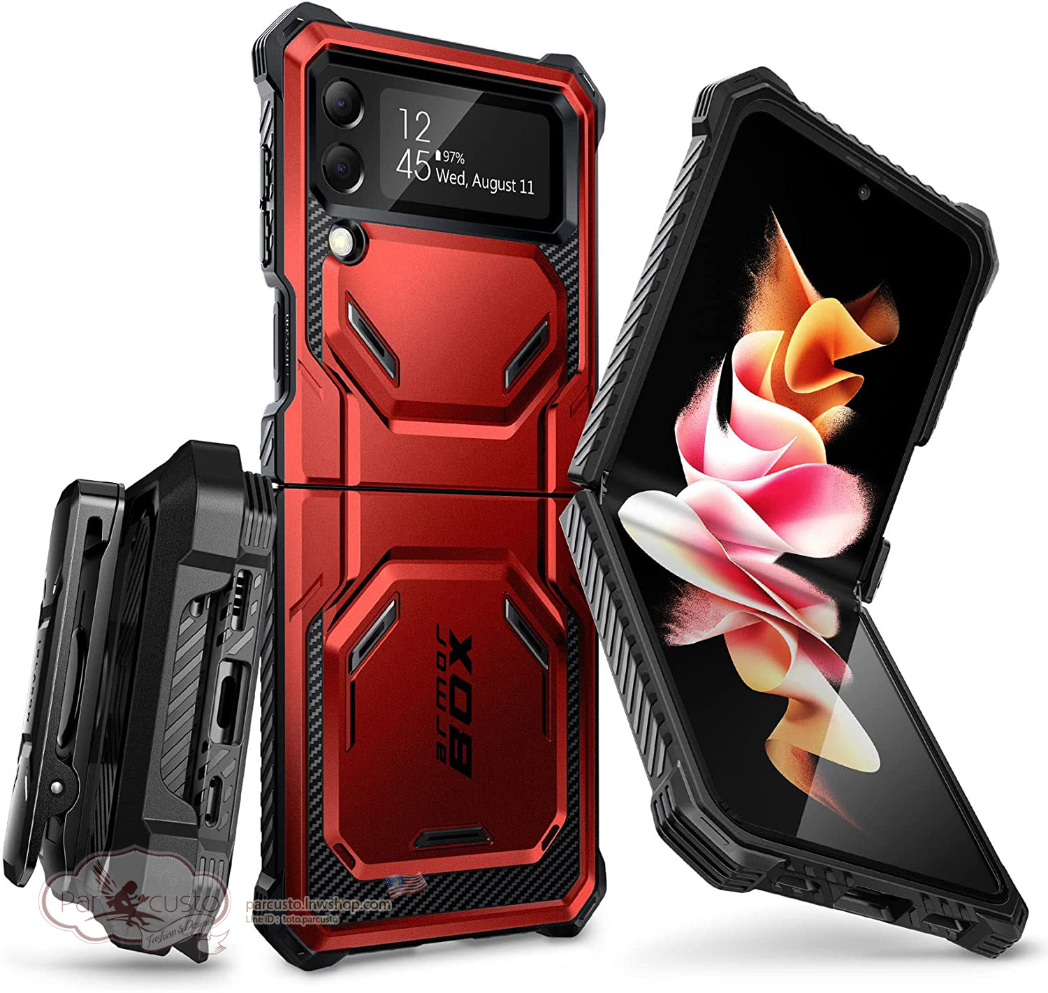เคสกันกระแทก Samsung Galaxy Z Flip 4 5G [Armorbox] จาก i-Blason (Pre-order USA)