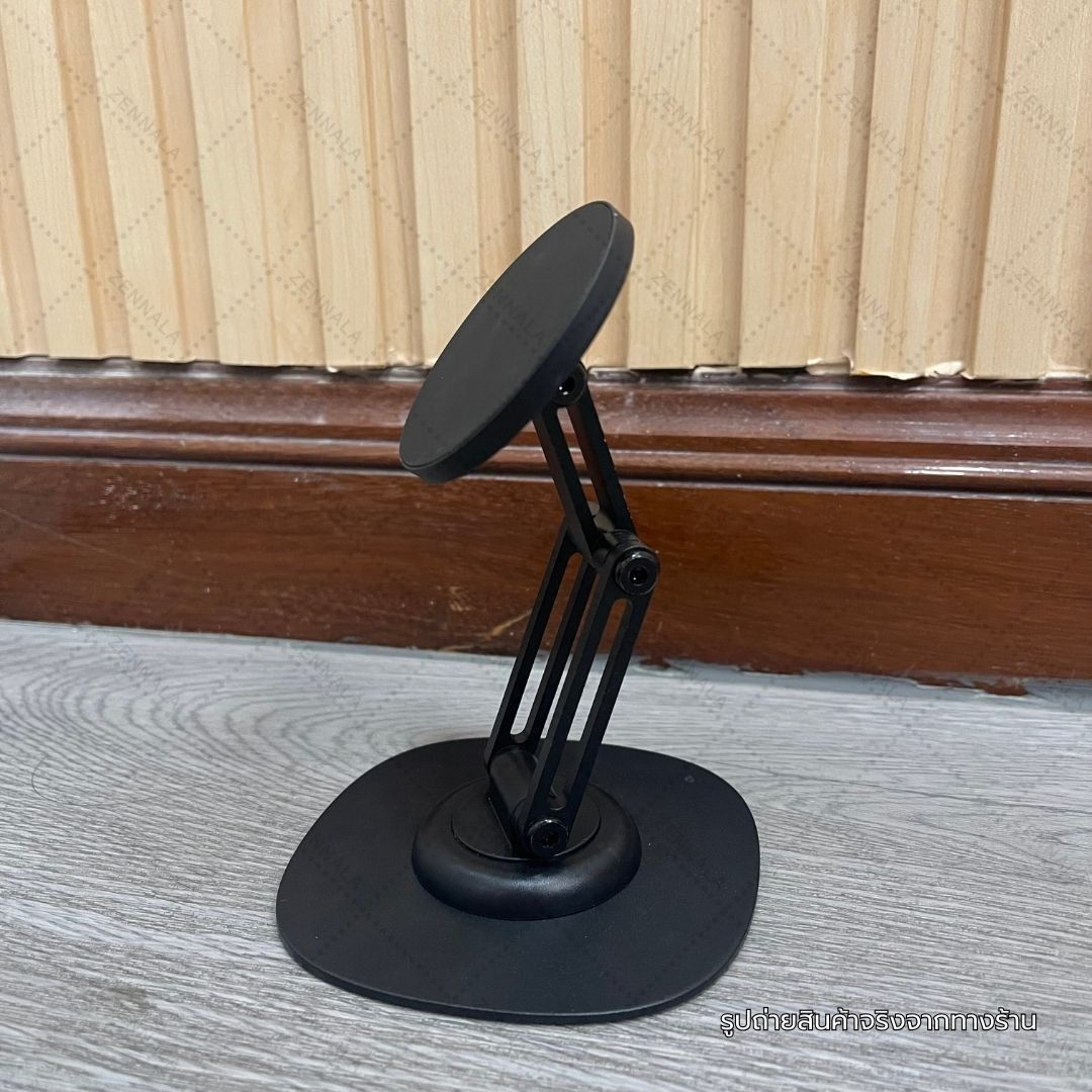 ขาตั้งโทรศัพท์แม่เหล็ก รุ่น 3 พับ สีดำ