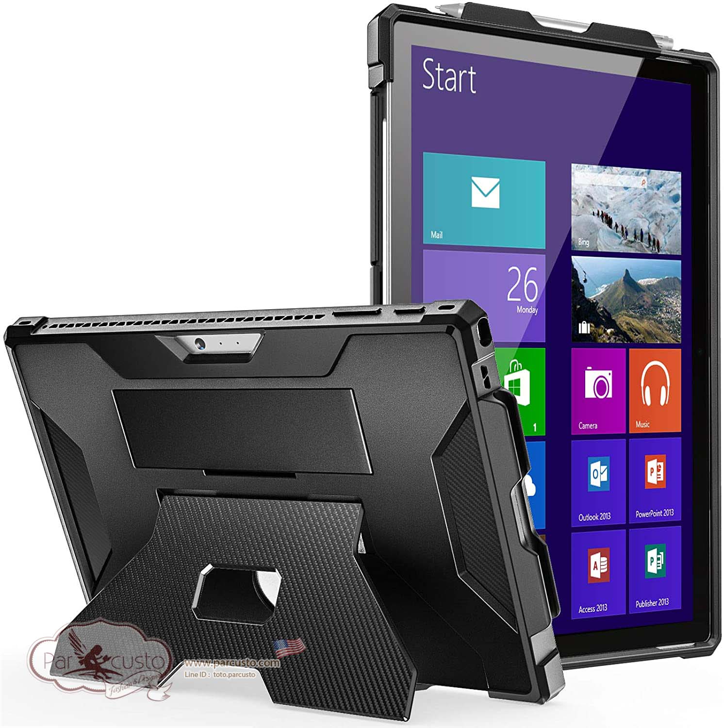 เคสกันกระแทก Microsoft Surface Pro 7 Plus/7/6/5/4 [Heavy Duty] จาก MoKo [หมด]