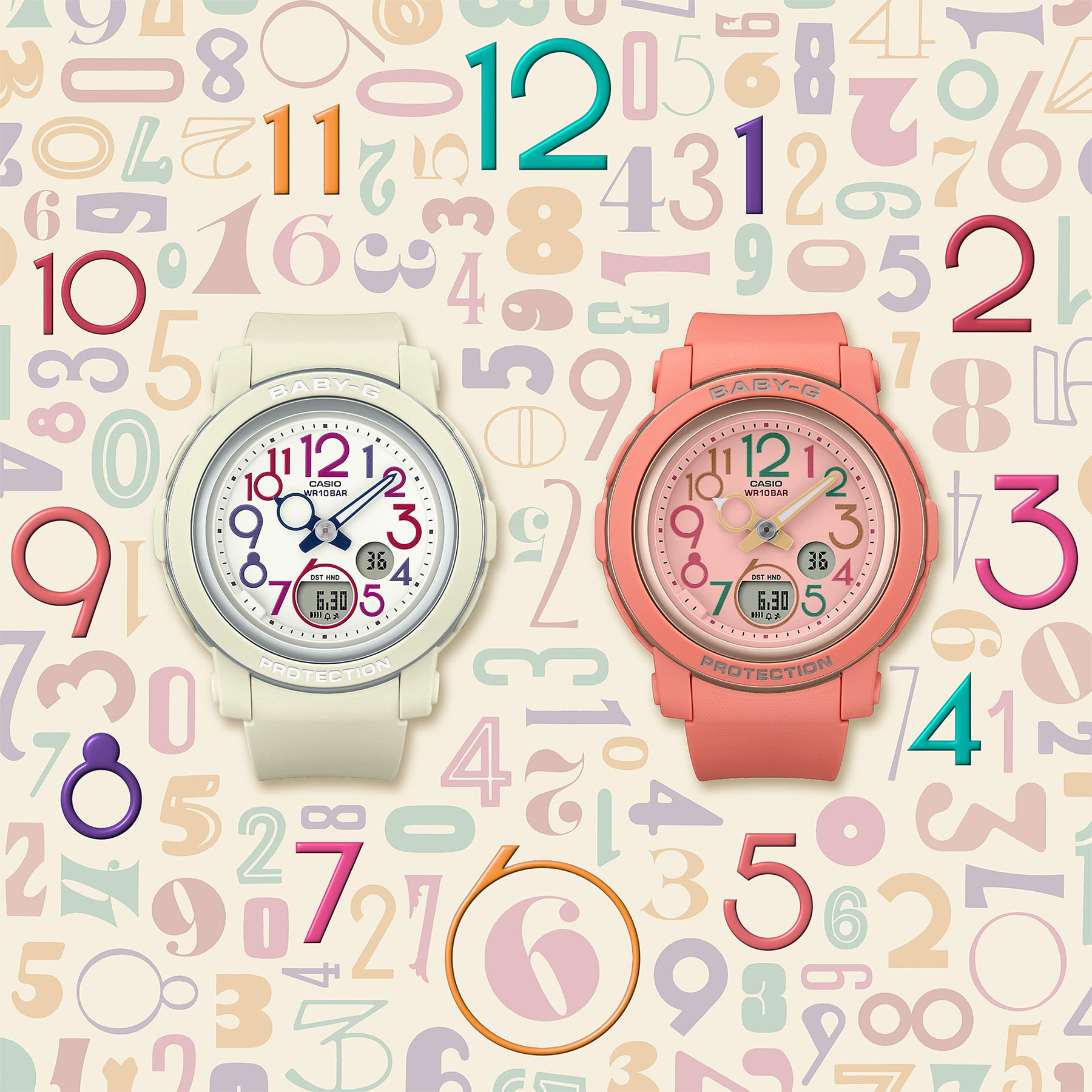 นาฬิกา Casio Baby-G ANALOG-DIGITAL BGA-290PA series รุ่น BGA-290PA-4A ของแท้ รับประกัน1ปี