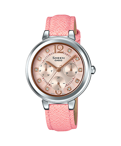 นาฬิกา คาสิโอ Casio SHEEN PINK COLOR SERIES รุ่น SHE-3048L-4A ของแท้ รับประกัน1ปี