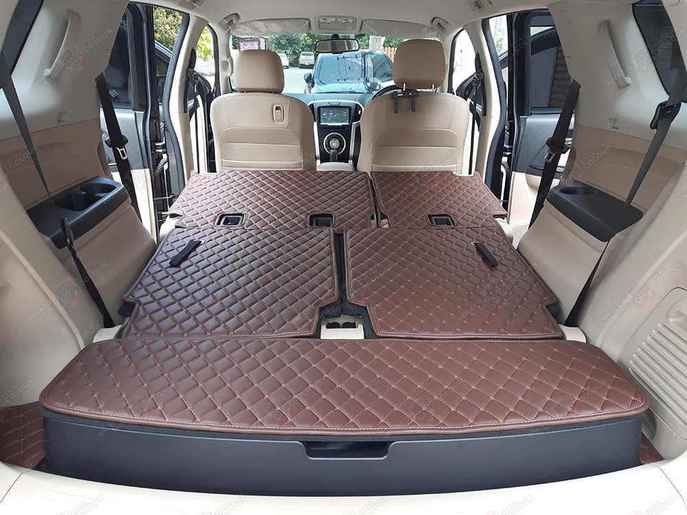 พรมรถยนต์ 6D รถ ISUZU MU-X ปี 2013-2020 ชุดเต็มคัน+หลังเบาะ+แผ่นท้าย จำนวน 9 ชิ้น