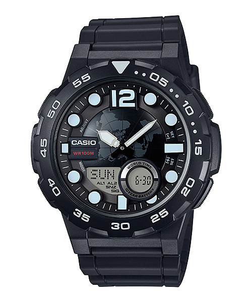 นาฬิกา Casio 10 YEAR BATTERY รุ่น AEQ-100W-1AV ของแท้ รับประกัน 1 ปี