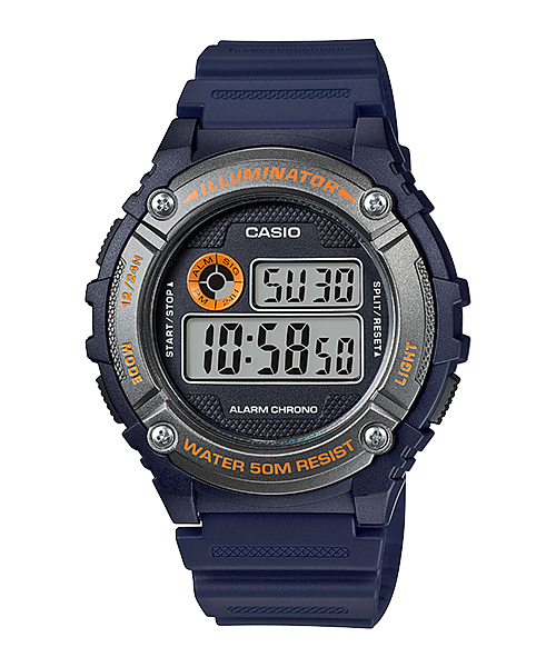 นาฬิกา Casio STANDARD DIGITAL รุ่น W-216H-2BV ของแท้ รับประกัน 1 ปี