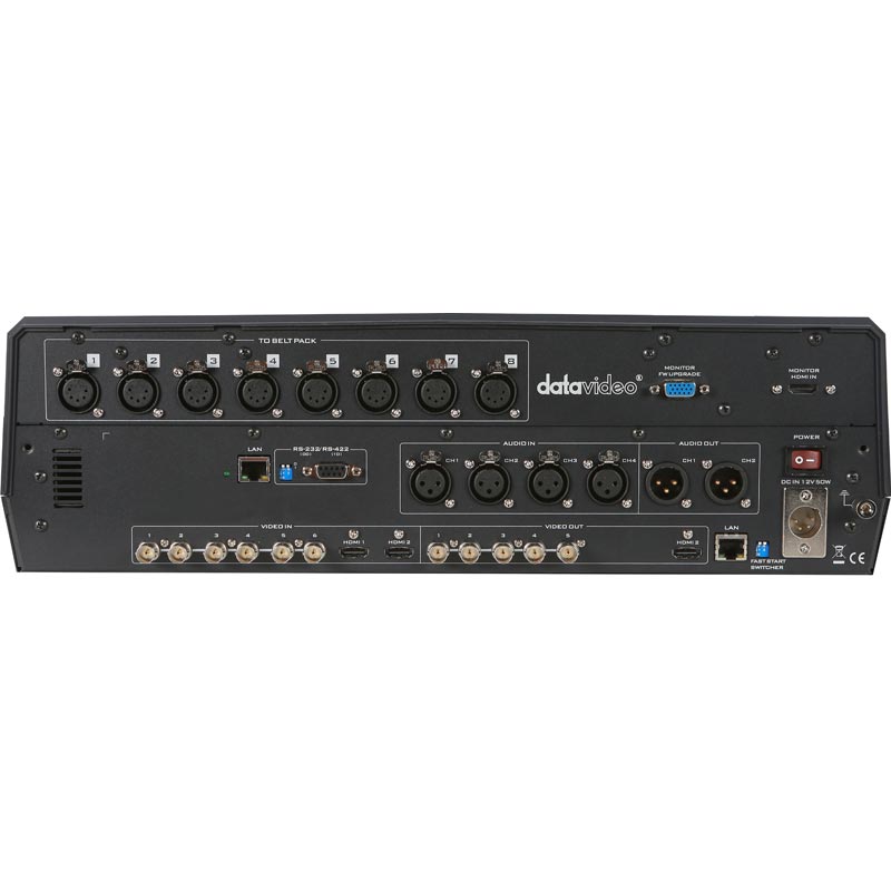 Datavideo HS-2200 6 input HD broadcast quality Mobile Studio