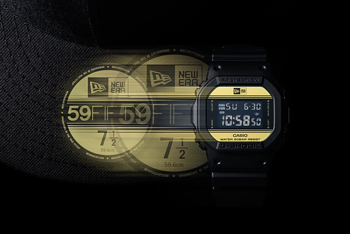 นาฬิกา Casio G-SHOCK x NEW ERA 35th Anniversary Limited รุ่น DW-5600NE-1 ของแท้ รับประกัน1ปี