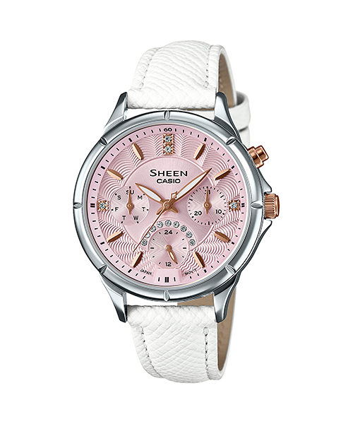 นาฬิกา คาสิโอ Casio SHEEN PINK COLOR SERIES รุ่น SHE-3047L-4B ของแท้ รับประกัน1ปี