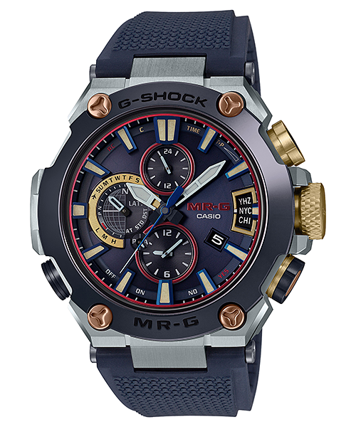 นาฬิกา Casio G-SHOCK Luxury model MRG-G2000 series GPS Hybrid WaveCeptor with Bluetooth รุ่น MRG-G2000RJ-2A "Made in Japan" ของแท้ รับประกัน1ปี