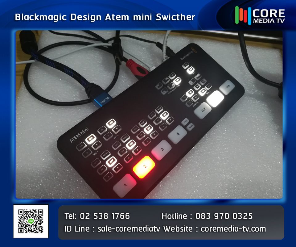 ATEM Mini Live production switcher for live streaming