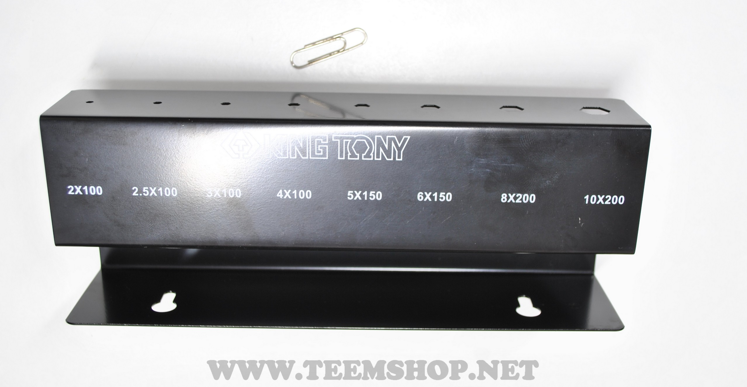 KINGTONY กุญแจหกเหลี่ยมด้ามยาวตัว L ชุด 8 ตัว 2-10mm. NO.22218MR Made in Taiwan