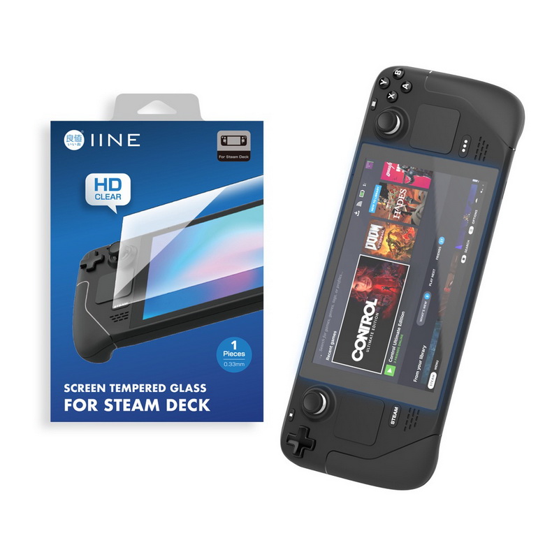 iine ฟิลม์กระจกนิรภัยสำหรับ steam deck