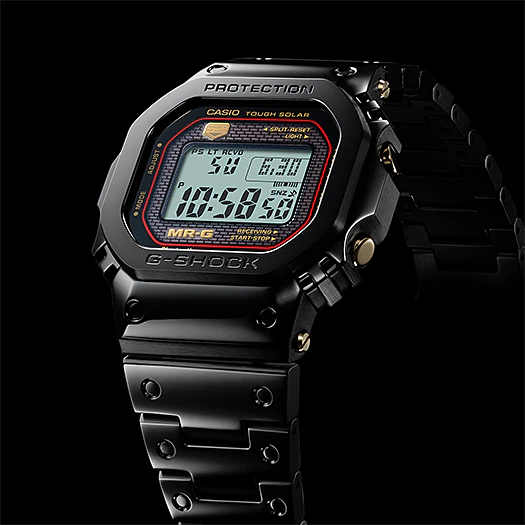 นาฬิกา Casio G-SHOCK Luxury model MR-G with Bluetooth MRG-B5000 series รุ่น MRG-B5000B-1 "Made in Japan" ของแท้ รับประกัน1ปี