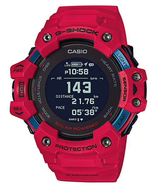 นาฬิกา Casio G-Shock G-SQUAD Heart rate monitor & GPS GBD-H1000 series รุ่น GBD-H1000-4 ของแท้ รับประกัน1ปี