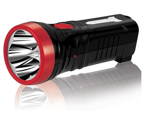 ไฟฉายตรวจแบงค์ ไฟฉายแบบชาร์จ LED 3 ดวง+ตรวจแบงค์ รุ่น YG-3704