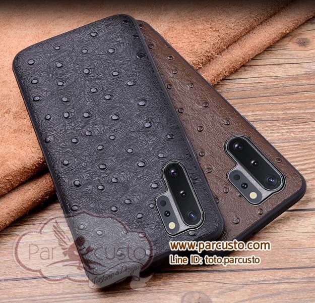 เคสฝาหลังหนังวัวแท้ Samsung Galaxy Note 10 / Note 10 Plus (โปรดระบุรุ่น) จาก Wobiloo [Pre-order]