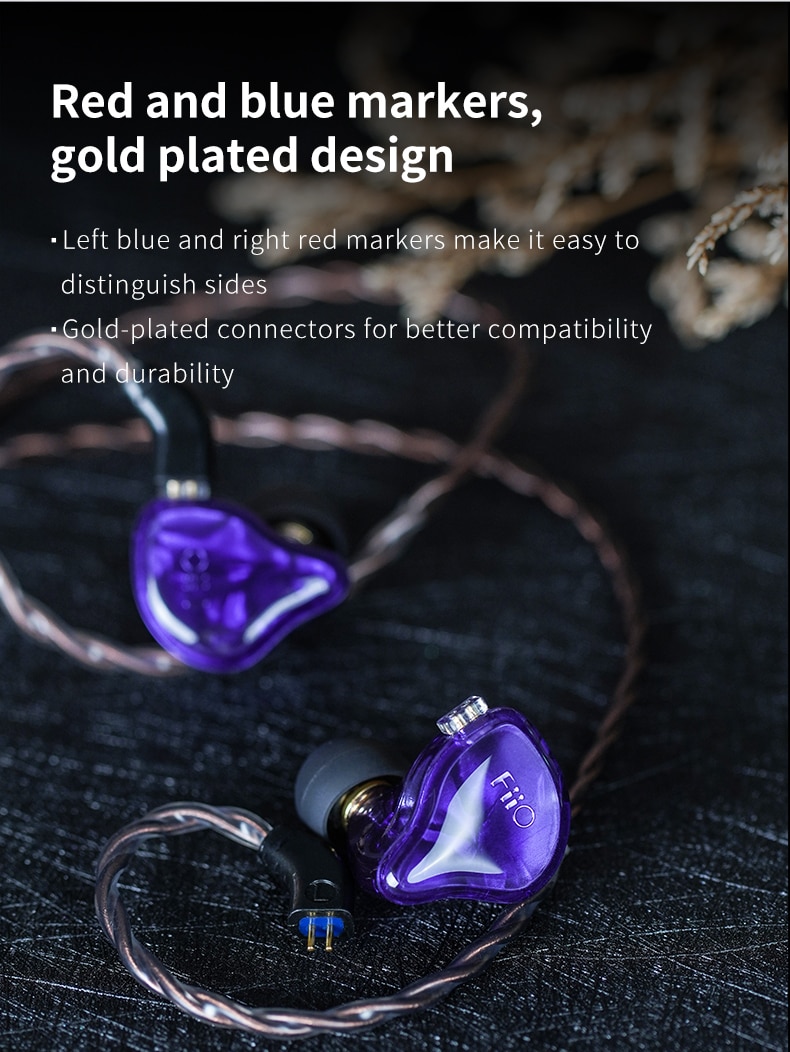 ขาย FiiO FH1s หูฟัง 2 ไดร์เวอร์ 1BA(Knowles)+1Dynamic ถอดสายได้