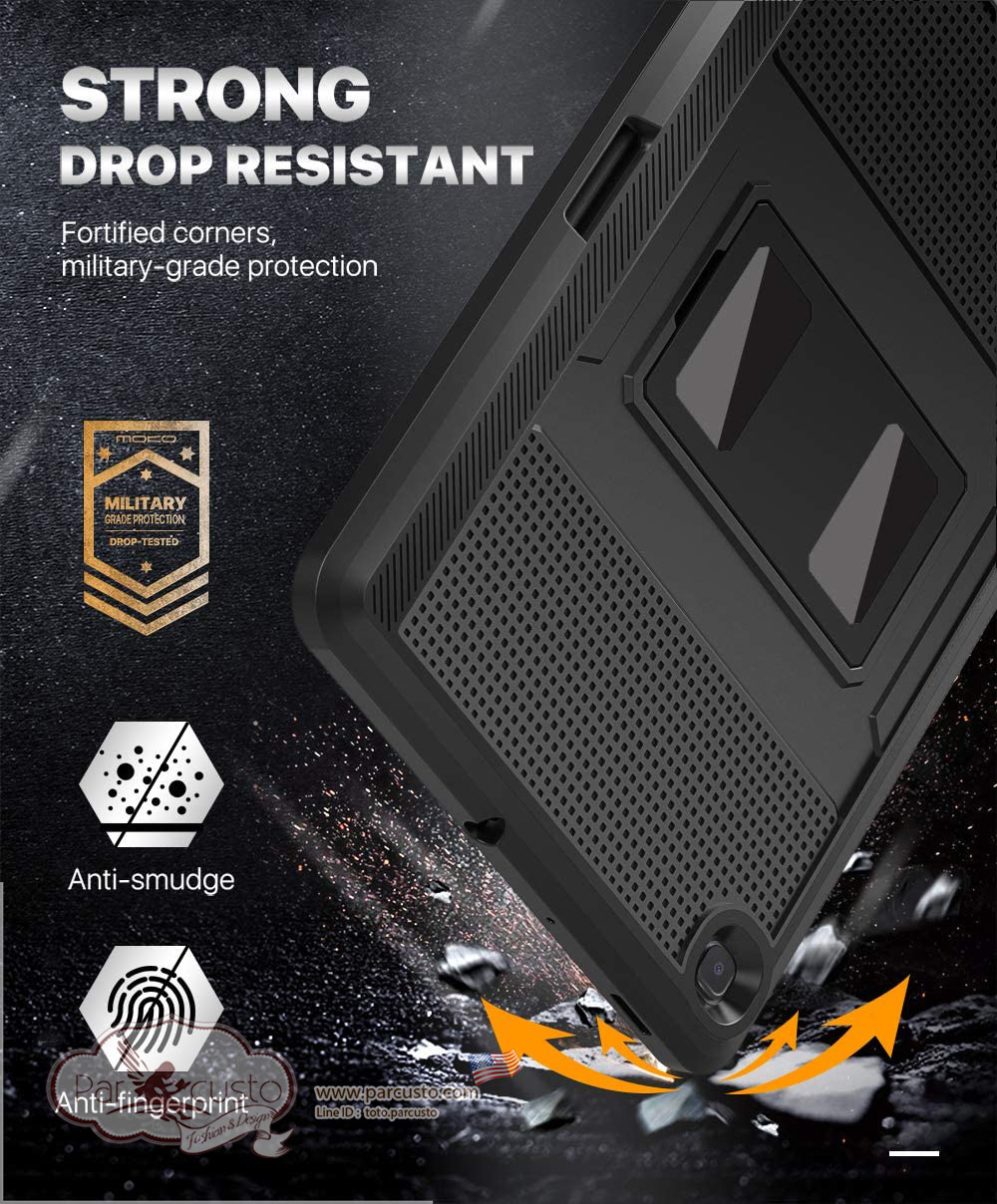 เคสกันกระแทก Samsung Galaxy Tab S6 Lite 10.4'' 2020 [Heavy Duty] จาก MoKo [Pre-order USA]