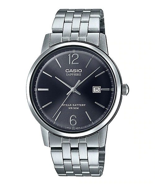 นาฬิกา คาสิโอ Casio STANDARD Analog'men รุ่น MTS-110D-1AV ของแท้ รับประกัน 1 ปี