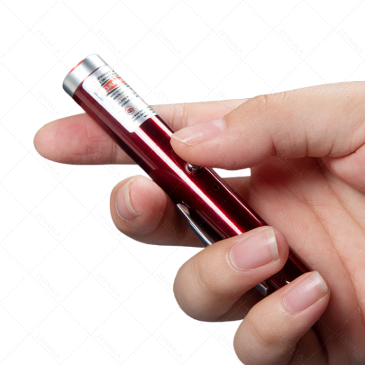 Laser แสงสีแดง เล็กสั้นพวงกุญแจ (ชาร์จไฟ)