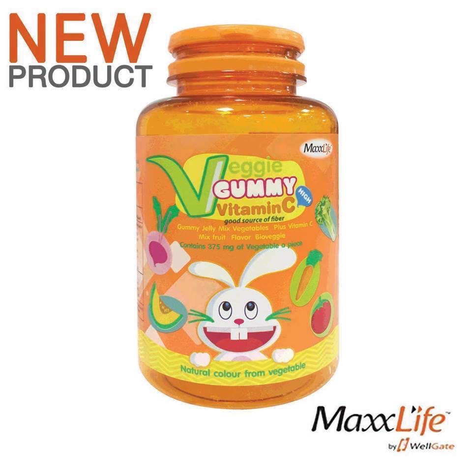 WellGate MaxxLife Veggie Gummy Vitamin C 48 เม็ด เวลล์เกท แม็กซ์ไลฟ์ เยลลี่
