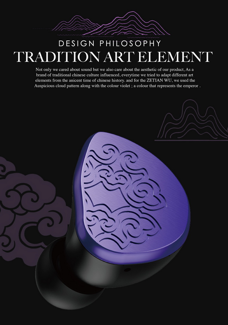 Tangzu ZeTian WU หูฟัง IEMs ไดรเวอร์ PLANAR 14.5 mm ประกันศูนย์ไทย