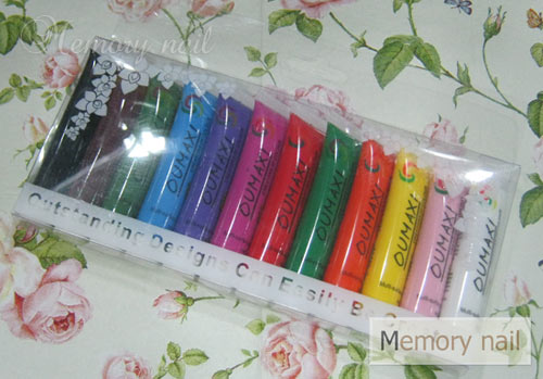 สีอะคริลิค สีเพ้นท์เล็บ เป็นชุด หลอดเล็ก 12ml แบบไม่ต้องอบ (สีเพ้นท์เล็บชุดเล็ก 12สี)