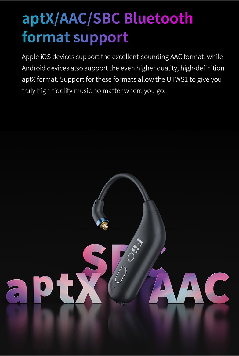 ขาย FiiO UTWS1 อะแดปเตอร์เปลี่ยนหูฟังให้รองรับ True Wireless Bluetooth