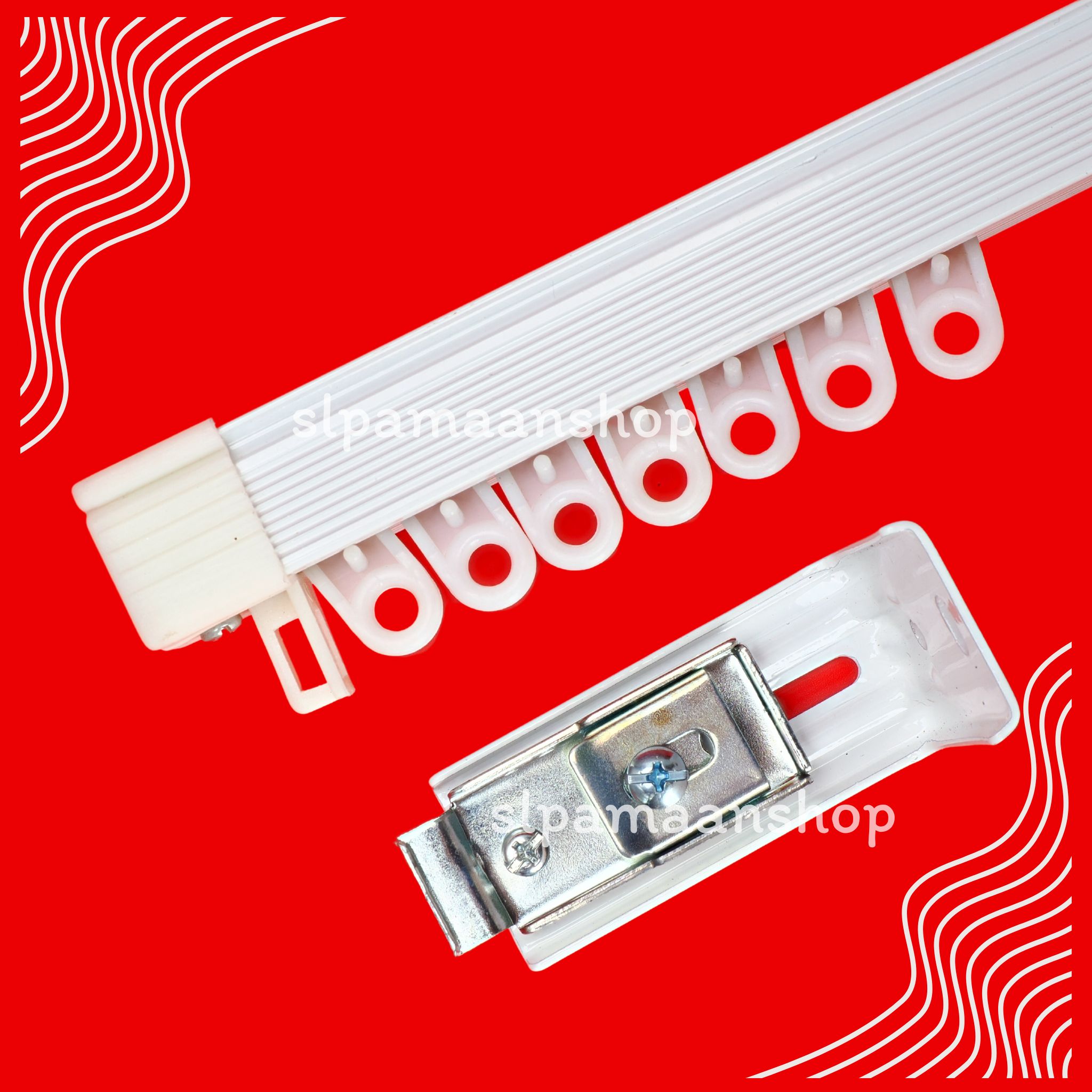 ขาจับราง ลูกล้อราง ตัวปิดหัว-ท้ายราง รางขนาดใหญ่