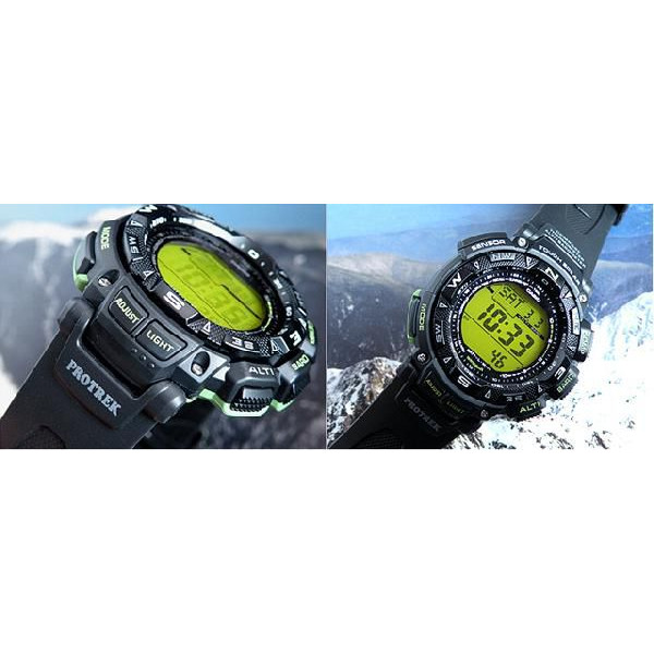 นาฬิกา คาสิโอ Casio PRO TREK DUAL-LAYER LCD (Rare item) รุ่น PRG-240-1BER ของแท้ รับประกัน 1 ปี หายากมาก