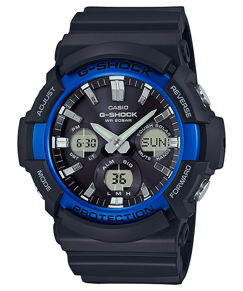 นาฬิกา Casio G-Shock ANALOG-DIGITAL Tough Solar GAS-100 series รุ่น GAS-100B-1A2 ของแท้ รับประกัน1ปี