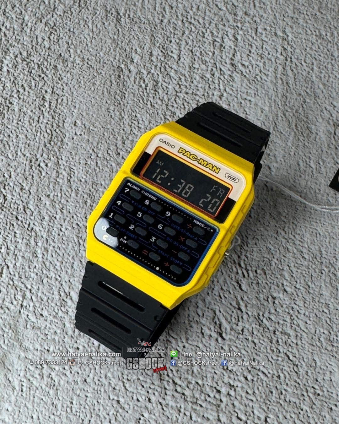 นาฬิกา คาสิโอ CASIO x PAC-MAN Limited Collaboration models รุ่น CA-53WPC-1B ของแท้ รับประกัน1ปี
