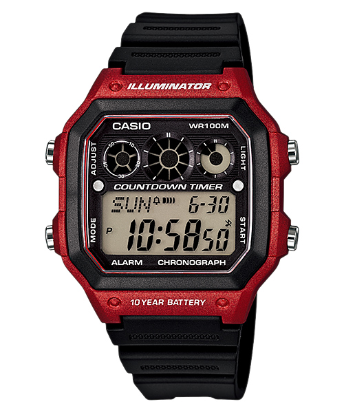 นาฬิกา คาสิโอ Casio 10 YEAR BATTERY รุ่น AE-1300WH-4AV