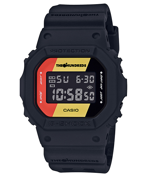นาฬิกา Casio G-SHOCK x THE HUNDREDS DW-5600HDR 35th Anniversary Collaboration Limited รุ่น DW-5600HDR-1 ของแท้ รับประกัน1ปี