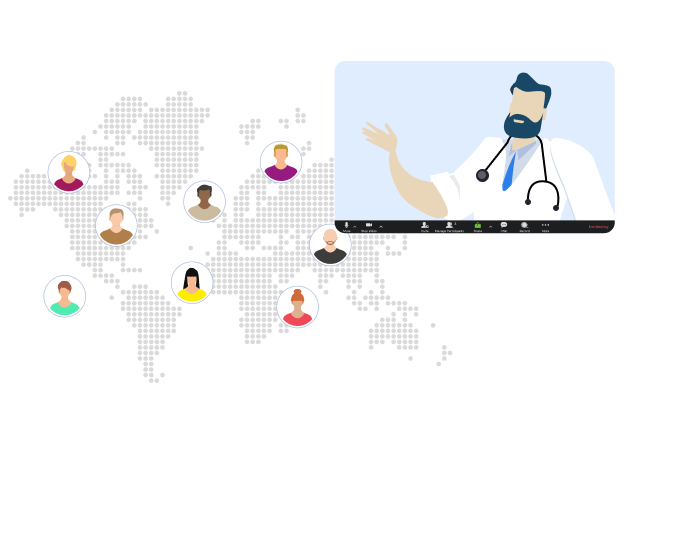 บริการถ่ายทอดผ่านโปรแกรม Zoom