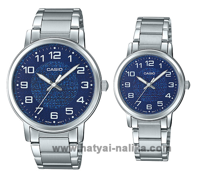 นาฬิกา คาสิโอ Casio SETคู่รัก รุ่น MTP-E159D-2B+LTP-E159D-2B ของแท้ รับประกัน 1 ปี