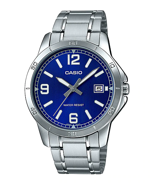 นาฬิกา คาสิโอ Casio STANDARD Analog'men รุ่น MTP-V004D-2B ของแท้ รับประกัน1ปี