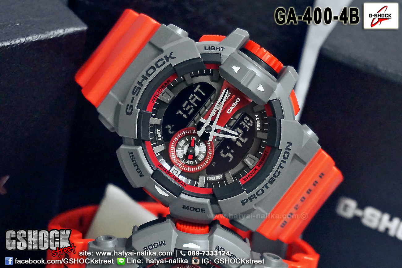 นาฬิกา คาสิโอ Casio G-Shock Standard Analog-Digital รุ่น GA-400-4B "NISMO" (นำเข้า Japan) หายากมาก