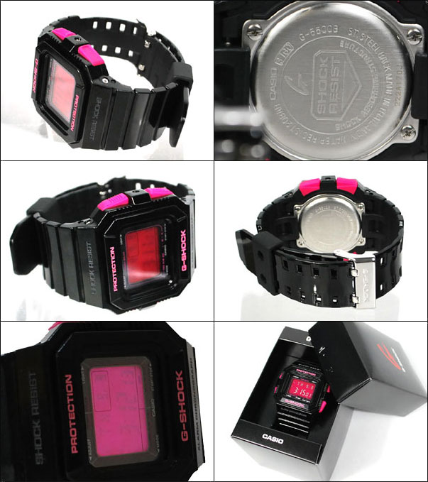 นาฬิกา คาสิโอ Casio G-Shock Standard digital รุ่น G-5500B-1DR (หายาก)