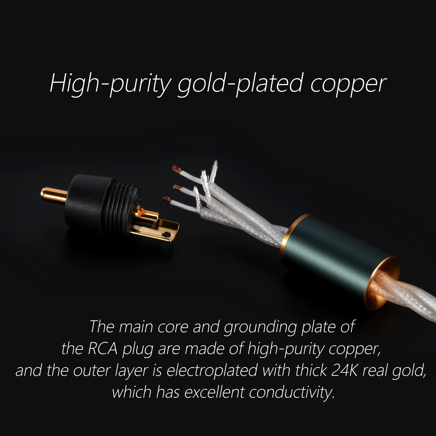 DD RC20A สาย RCA ทองแดง PCOCC สำหรับ DAC/AMP