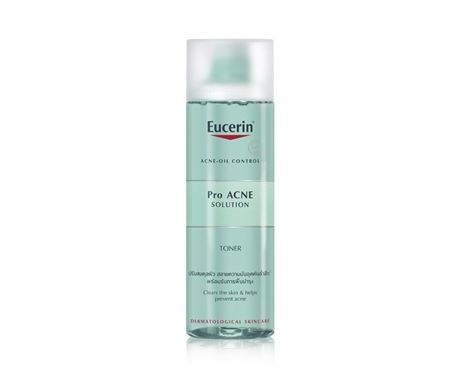 Eucerin pro acne solution toner 200ml ปรับสมดุลผิว สลายความมันอุดตันล้ำลึก พร้อมรับการฟื้นบำรุง