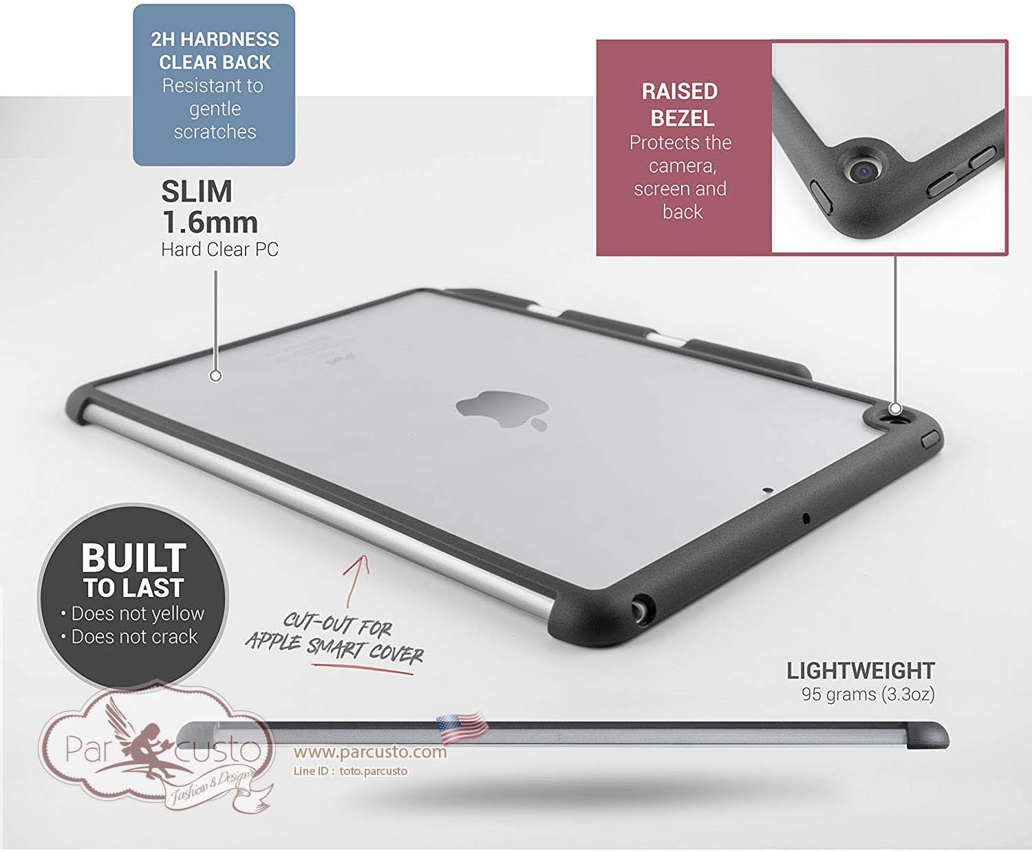 เคส Apple New iPad 9.7 (2017/2018) จาก DinoCase [Pre-order USA]