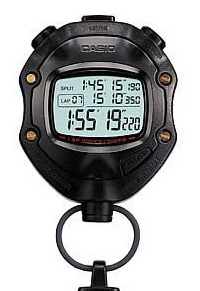 นาฬิกาจับเวลา คาสิโอ casio STOPWATCH SPORTY รุ่น HS-80TW (MULTI-FUNCTION) ของแท้ รับประกัน 1 ปี