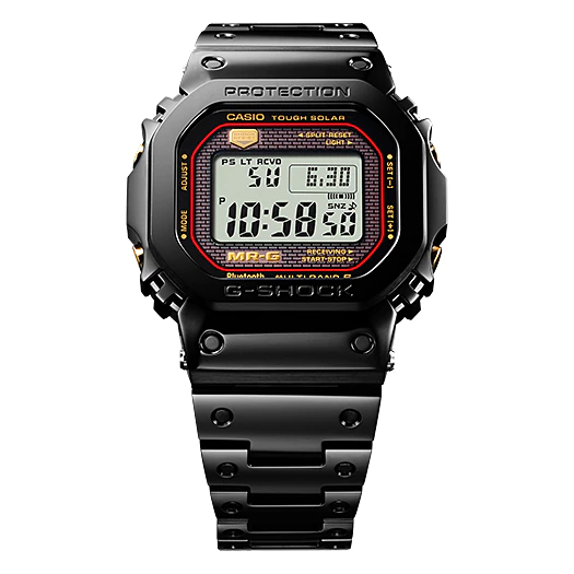 นาฬิกา Casio G-SHOCK Luxury model MR-G with Bluetooth MRG-B5000 series รุ่น MRG-B5000B-1 "Made in Japan" ของแท้ รับประกัน1ปี